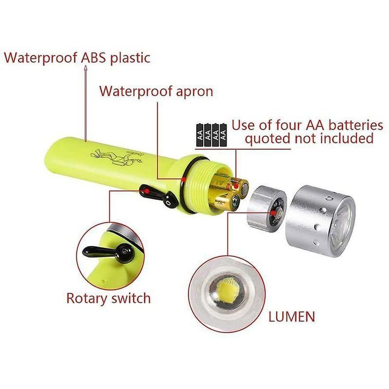Φακός Κατάδυσης LED Cree 3W - Image 3