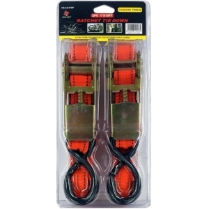 Zhexin Ιμάντας φορτίων 2τεμ 1" x 15FT - Λουριά για στερέωση φορτίου HS-A5-07SP -  Ratchet tie