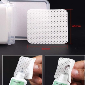 Alternative view of Βαμβάκι για καθαρισμό της κόλλας νυχιών 200τμχ - Mojeie Glue clean cotton piece