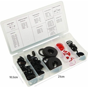 Alternative view of Ποικιλία από λαστιχάκια για τοποθέτηση βρύσης 125τμχ – 125pc Tap reseater washer assortment