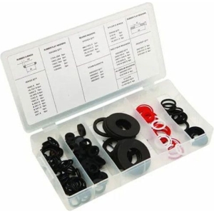 Ποικιλία από λαστιχάκια για τοποθέτηση βρύσης 125τμχ – 125pc Tap reseater washer assortment