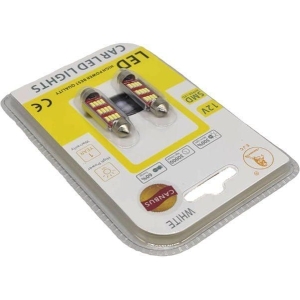 Alternative view of EJC Λάμπες Αυτοκινήτου Canbus LED 41mm 2τμχ ψυχρό φως - LED light