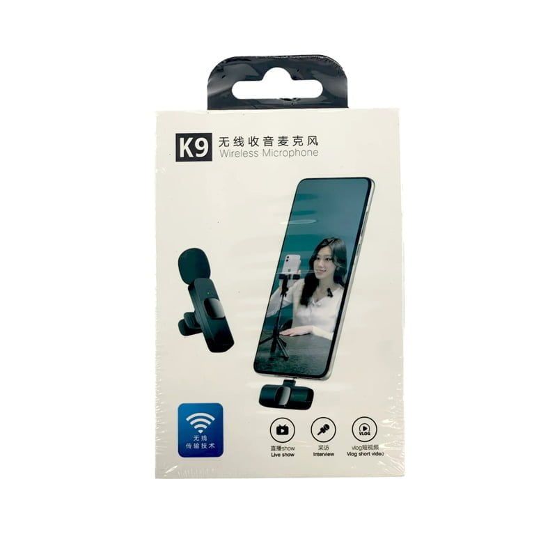 K9 Ασύρματο μικρόφωνο Τύπος USB Type C - Wireless Microphone - Image 2