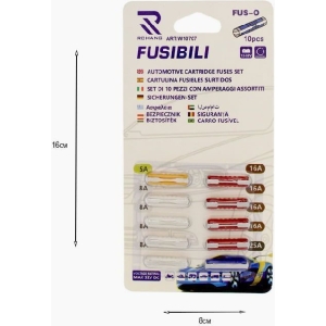 Alternative view of Rchang Ασφάλεια Αυτοκινήτου 10τμχ W10707 - Mini car fuse