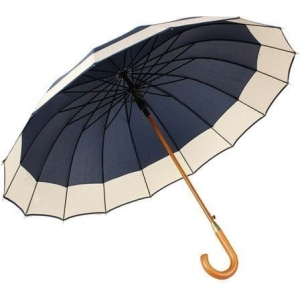 Alternative view of Ομπρέλα βροχής αυτόματη με ξύλινο μπαστούνι – Umbrella
