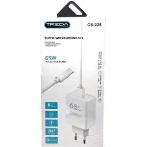 TREQA 65W γρήγορος φορτιστής κινητού micro CS-228 - Fast charger