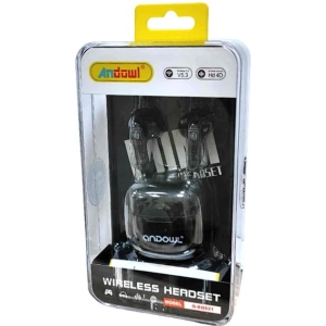 Alternative view of Andowl Ασύρματα ακουστικά Bluetooth με φωτισμό Q-BQS21 5.3 - Wireless bluetooth headset