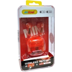 Alternative view of Andowl Ασύρματα ακουστικά Bluetooth με φωτισμό Q-BQS21 5.3 - Wireless bluetooth headset