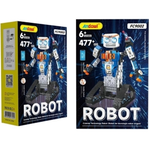 Andowl Τηλεκατευθυνόμενο RC Ερπυστριοφόρο Ρομπότ 6+ FC9002 - Crawler Technology Robot