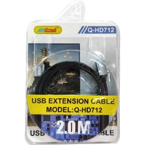 Andowl Καλώδιο επέκτασης USB 2m Q-HD1712 - USB Extension cable