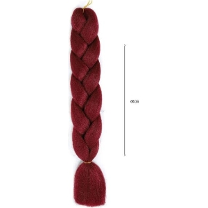 Alternative view of Yuan yao Μαλλιά για Ράστα Wine Red AY19 - Rasta hair