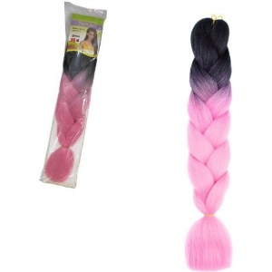 Alternative view of Yuan yao Μαλλιά για Ράστα μαύρο/ροζ BY4 - Rasta hair