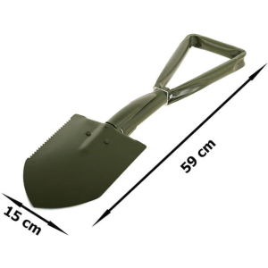 Alternative view of Πτυσσόμενο μεταλλικό φτυάρι Survivors - Folding metal shovel