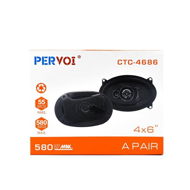 PerVoi Σετ Ηχεία Αυτοκινήτου Midrange 4×6″ 580W RMS 2τμχ CTC-4686 - Drive speaker - Image 4