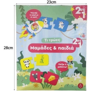 Επιτραπέζιο Παιχνίδι Τι Τρωει; Μαμάδες & Παιδιά για 3+ NO.0211-2 - Board game