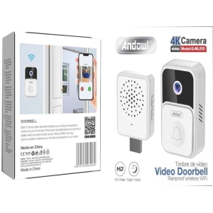 Alternative view of Κουδούνι πόρτας με 4K Κάμερα Andowl Q-ML050 - Door bell Camera