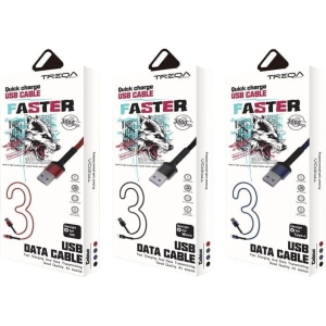 Treqa Καλώδιο φόρτισης USB Καλώδιο IOS 3M CA-8572 - USB Cable