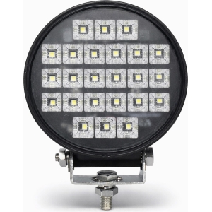 LED Προβολέας Εργασίας Στρογγυλός 72W 12V-24V Αδιάβροχος IP67 με Βάση Στήριξης